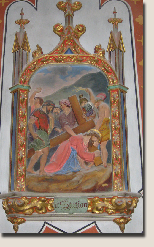 Kruiswegstatie 9 van Notre-Dame-de-Marceille